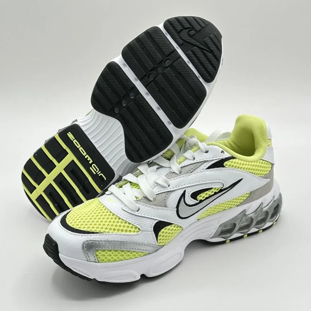 Women's Nike Zoom Air Fire White Light Lemon Twist CW3876-102 Sz 6.5 - Picture 4 of 11